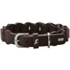 obojek pro psa Hunter Solid Education Chain - tmavě hnědý