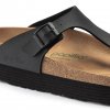 birkenstock Papillio Gizeh Platform Vegan - Grooved Black