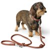Nastavitelné vodítko pro psa Hunter München Round - koňakové - marpoint.cz