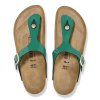 top Birkenstock Gizeh - Patent Digital Green