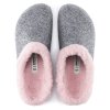 Birkenstock Kaprun - Grey Happy Lamb Pink - marpoint.cz