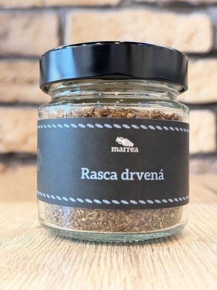Rasca drvená 80g sklo