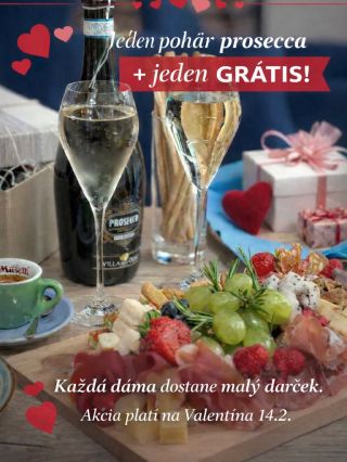 🥂 Valentín je o chvíľach, ktoré chutia lepšie vo dvojici… Príďte si vychutnať pohár prosecca a oslávte deň lásky v...