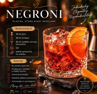 🍊 NEGRONI – legenda medzi kokteilmi 🍸 Sú drinky, ktoré prídu a odídu. A potom je tu Negroni – ikonická klasika, ktorá si...