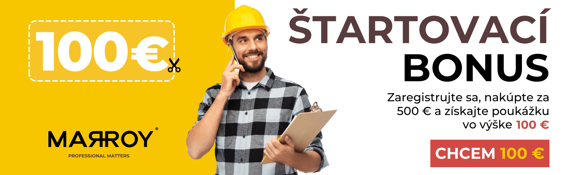MARROY štartovací bonus