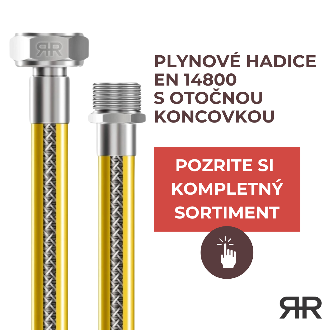 PLYNOVÉ HADICE EN 14800 S OTOČNOU KONCOVKOU