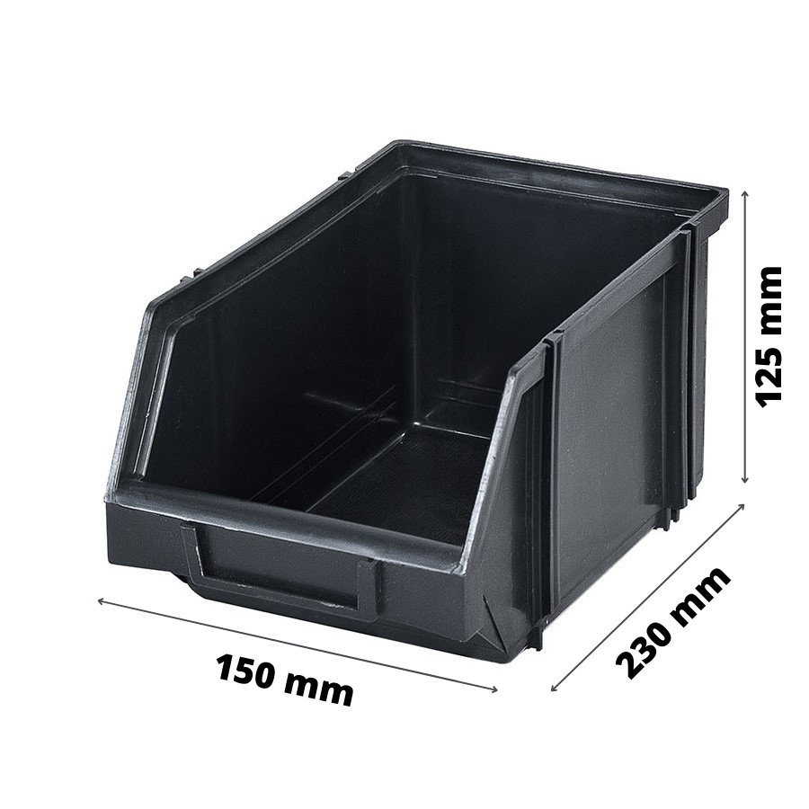 MARROY box úložný plastový modulBOXX 2.1 čierny, MRY906002001, 8585053385134, plastové boxy, plastové debničky, úložné boxy, odkladacie boxy, kontajnery na náradie, kontajnery na skladovanie, kontajnery do skladu, modulBOXX, skladovanie, efektívne skladovanie, organizácia priestoru, úložné riešenia, modulárne boxy, skladovacie boxy, praktické úložné boxy, rozmery