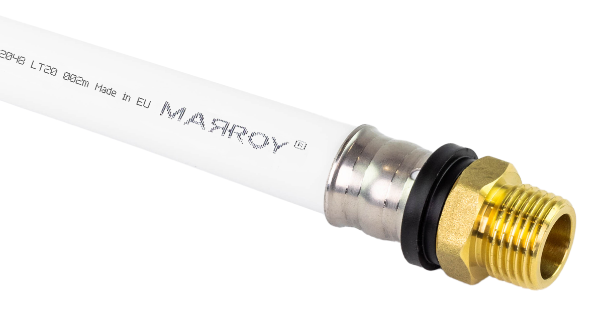 MARROY rúra plasthliníková aluTEXX PE-RT / AL / PE-RT 20 x 2 (kotúč 100 m), MRY206020100, 8585053366539, plasthlinik, podlahové kúrenie, kúrenie, podlahovka, pert al pert, pert al pert rura, potrubie, pert, plastohliníkové rúrky, pert al pert cena, pre lisovacie tvarovky