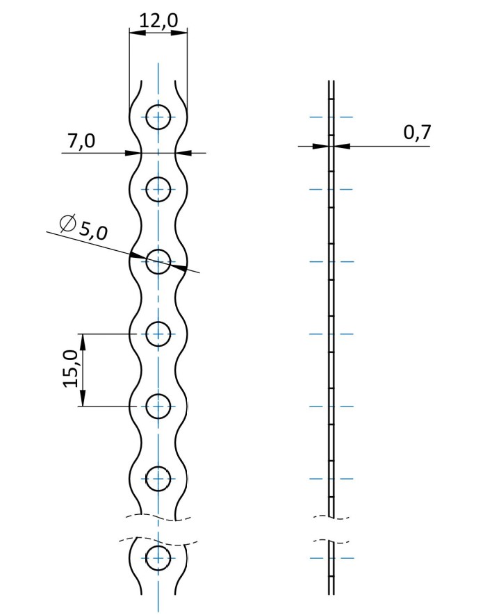 MARROY páska fixačná dierovaná pozink vlnitá rollFIXX GBW-12CE1 x 0,7 x 10m pre rýchlu montáž, MRY936112110, 8585053367505, spojovací a upevňovací materiál, dierovaná páska, dierované pásky, dierovaný pás, fixačný pás, upevňovacia páska, zavetrávací pás, rozmery
