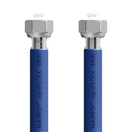 MARROY hadica voda EN10380 rozťahovacia aquaFLEXX G3/4"- G3/4" - 200/400 mm, modrá,MRY128504001,8585053318033,celokovové hadice,nerezové hadice,antikorové rozťahovacie hadice,flexibilné vodovodné hadice,hadice na kúrenie,rozťahovacie hadice na vodu,hadice z nerezu,kvalitné kovové hadice,flexibilné hadice na kúrenie,trvanlivé hadice z ocele,odolné vodovodné hadice