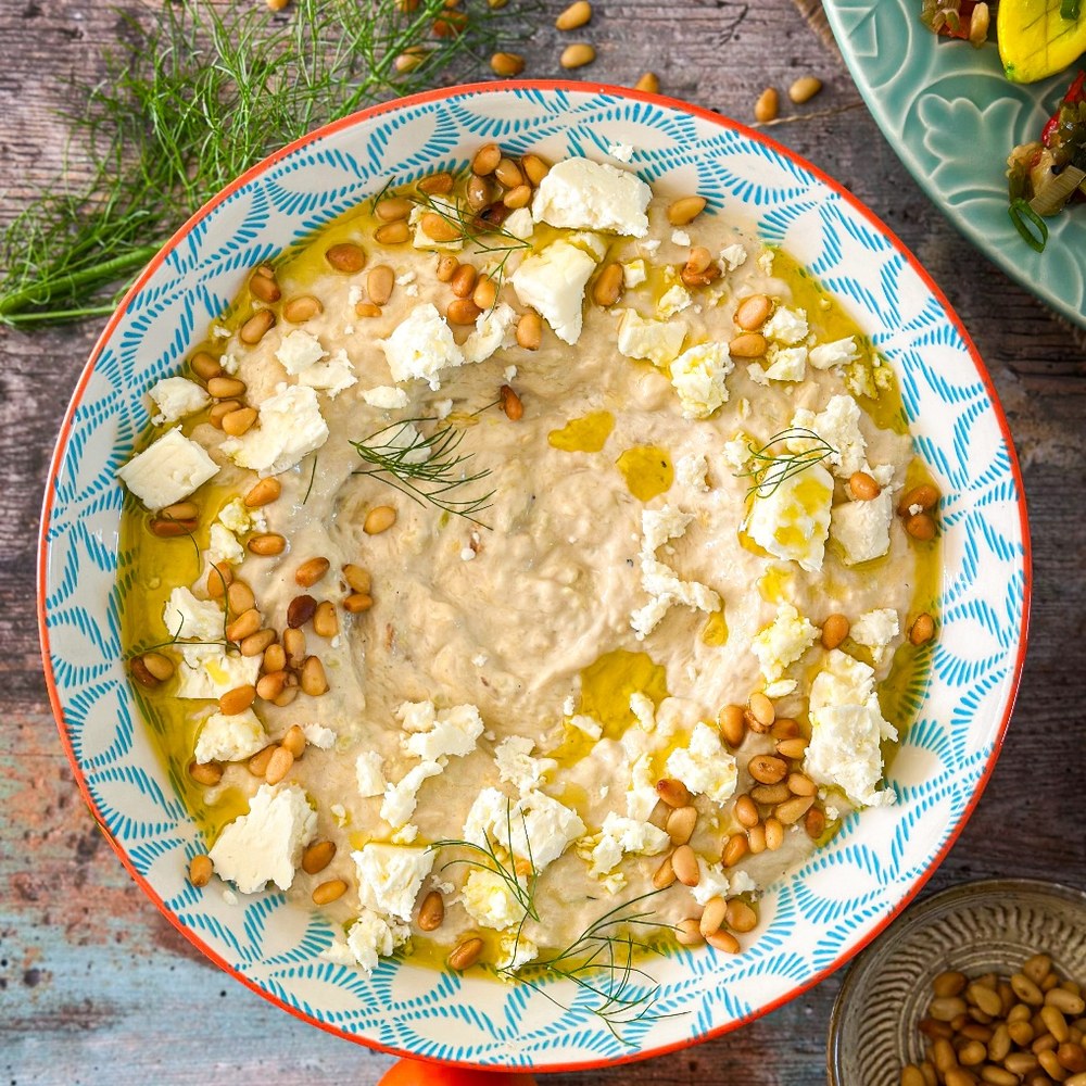 Baba ganoush z grilované cukety