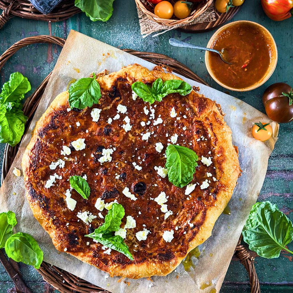 Ultimátní slaný koláč s italskou omáčkou