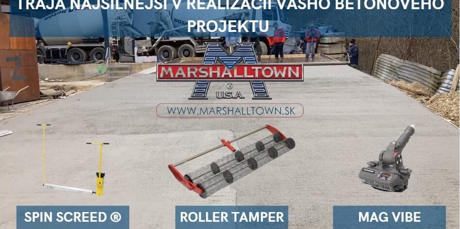 Traja najsilnejší z náradia na betón pre Váš veľký betónový projekt