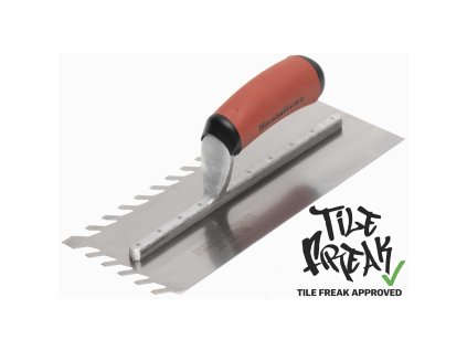 EDI 29554 Hladítko zubaté LayFlat™, karbonizovaná oceľ, 279x114mm, DuraSoft® rúčka, zuby hĺbka 13mm
