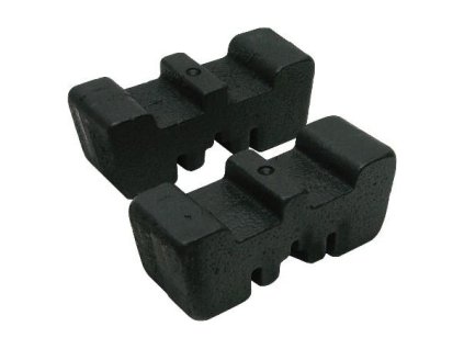 EDI 13869 Závažia na hladítka Fresno a Bull Float, pár 2ks, kovové, 2x2,5kg