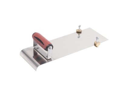 EDI 13488 Rohovník na betón, nerezový, nastaviteľná posuvná drážka, 356x127mm, DuraSoft® rúčka, hĺbka nastaviteľnej posuvnej drážky 13mm, rádius zaobl