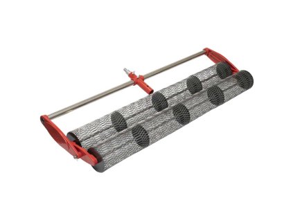 EDI 14460 Valec na betón Roller Tamper, karbonizovaná oceľ, zliatina, šírka 1219mm, duálny adaptér na Push Button alebo závitovú rukoväť