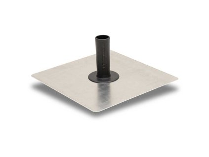 EDI 28238 Tácka na maltu, lepidlo a omietku, hliníková, 305x305mm, plastová rúčka, perforácia proti pohybu materiálu na doske