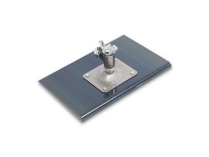 EDI 14134 Rohovník na betón, modrá oceľ, 229x152mm, R 6mm, L 10mm, pre rukoväte a adaptéry s vidlicovým úchytom