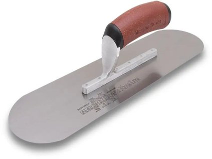 EDI 28549 Hladítko na betón Pool trowel, karbonizovaná oceľ, úplne zaoblené konce, 305x89mm, DuraCork® rúčka, Xtra LIte upevnenie