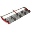 EDI 14460 Valec na betón Roller Tamper, karbonizovaná oceľ, zliatina, šírka 1219mm, duálny adaptér na Push Button alebo závitovú rukoväť