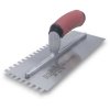 EDI 15806 Hladítko zubaté, nerezové, 279x114mm, DuraSoft rúčka, hranaté zuby 6x10x6mm