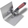 EDI 15327 Špachtľa na sadrovanie, na vnútorný oblý roh, flexibilná nerezová, 127x89mm, DuraSoft rúčka, R 16mm