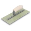EDI 12161 Hladítko na omietky, kompozitný plast, 292x127mm, drevená rúčka