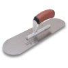 EDI 28549 Hladítko na betón Pool trowel, karbonizovaná oceľ, úplne zaoblené konce, 305x89mm, DuraCork® rúčka, Xtra LIte upevnenie