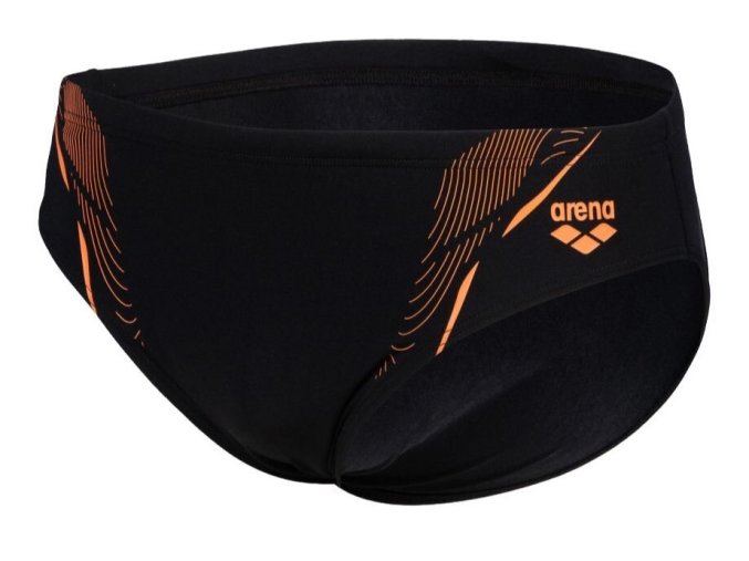 Performace Mens Brief Graphic black orange