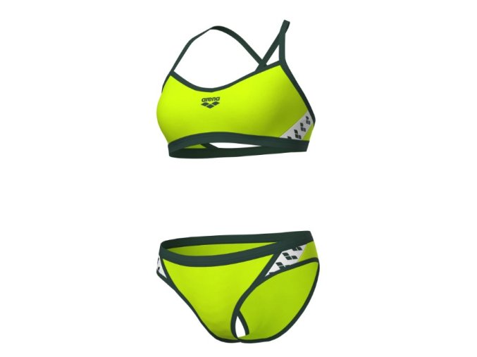 Womens Icons Bikini Cross Back Solid 660