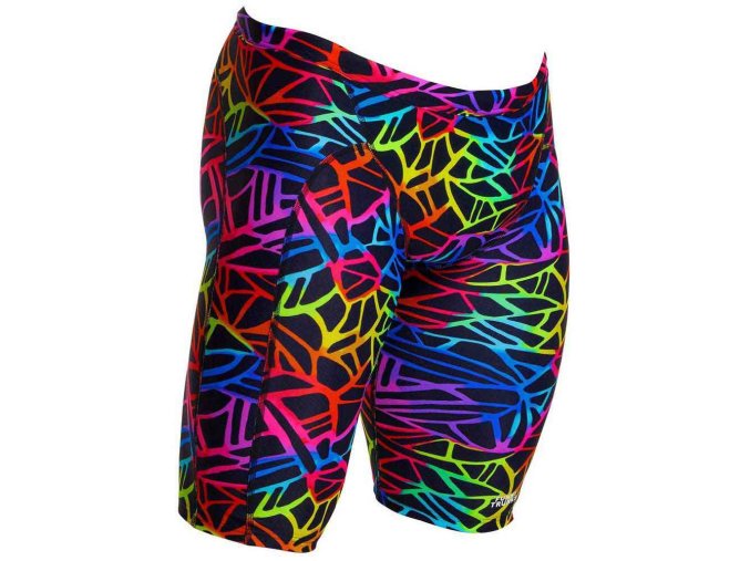 funky trunks rainbow web jammer
