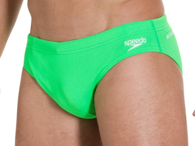 Plavky 5 cm brief zelená