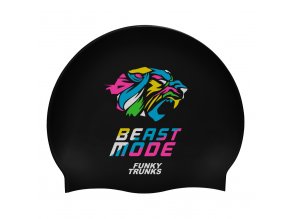 Beast Mode Silicone Swimming cap