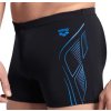 Reflecting Swim Short Black Blue