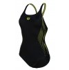 Womens Swimsuit Swim Pro Black Green