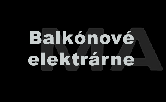 Balkónové elektrárne