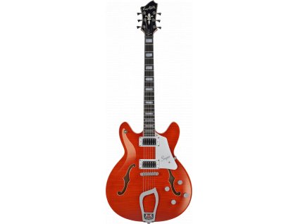 509 hagstrom super viking mandarin flame