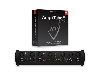 55544 ik multimedia axe i o amplitube 5 max bundle