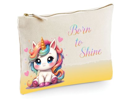 Template kozmeticka T Born to Shine Unicorn