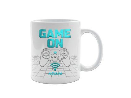 HRNČEK s potlačou Game on