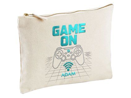 KOZMETICKÁ TAŠKA s POTLAČOU Game on