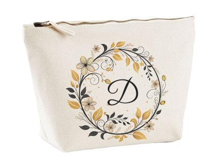 Template W540 L Floral Circle Initial D