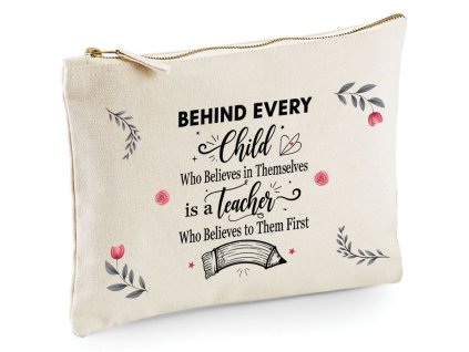 Template kozmeticka T w530 Behind every child is teacher