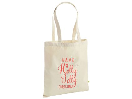 Template Nákupná taška Have a holly jolly Christmas