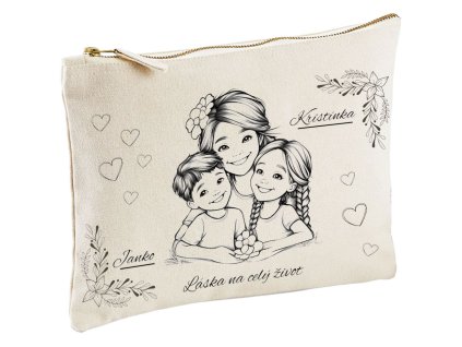 TEMPLATE kozmeticka T w530 mama+chlapec+dievča láska na celý život