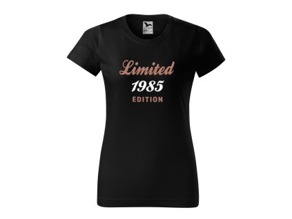 Dámske čierne tričko Limited