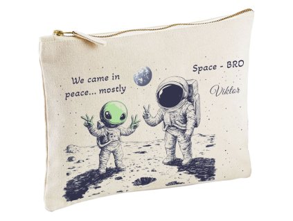 TEMPLATE kozmeticka T w530 We came in peace space bro