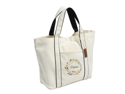 Template Courtside taška kvetinový rám meno