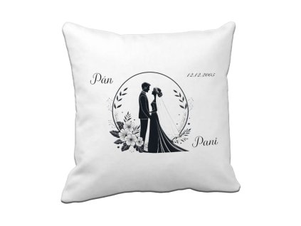 Template Vankúš Svadba Pán a pni